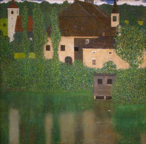 Castillo con un foso de Gustav Klimt